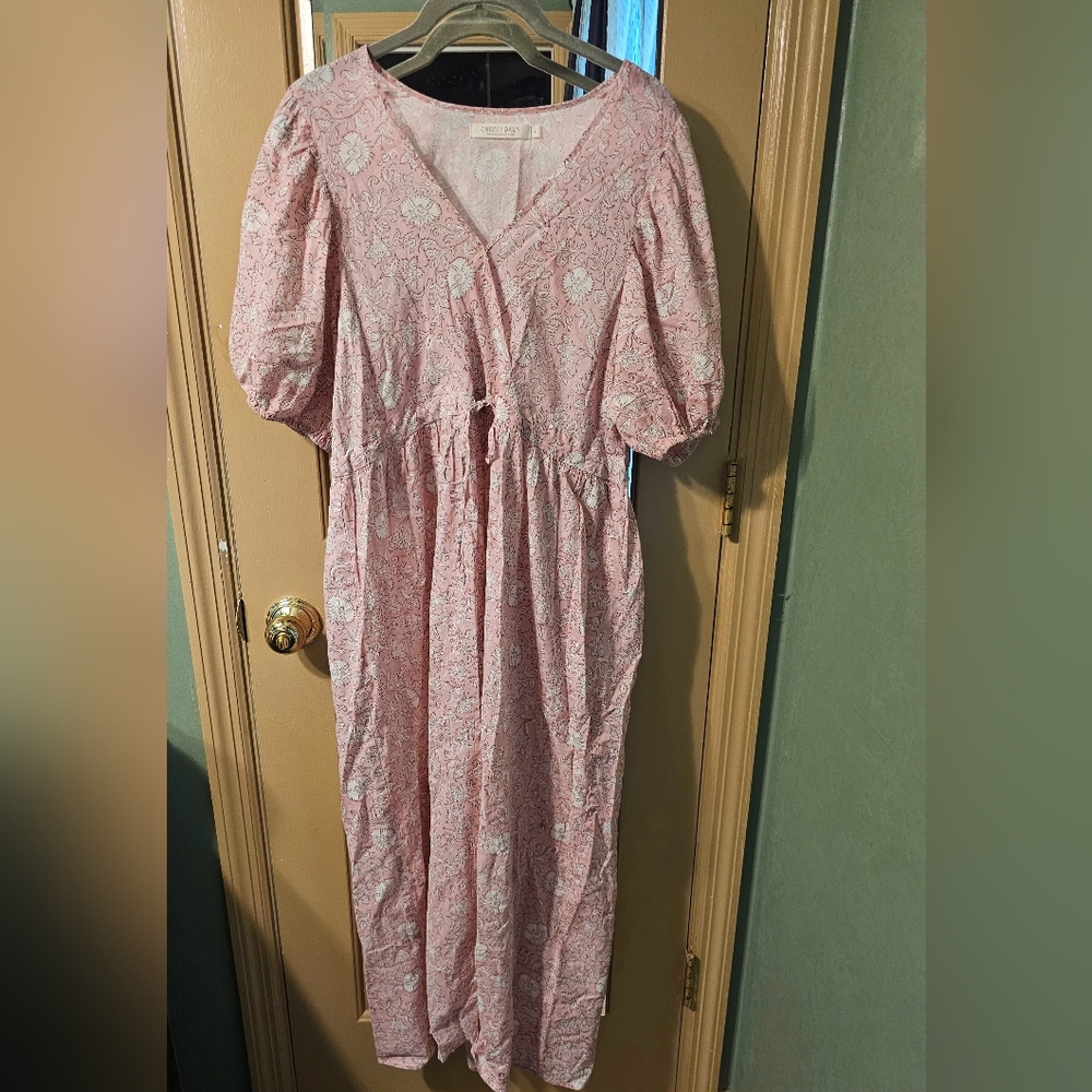 Christy Dawn Pink Floral Women's Dress